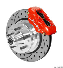 Cargar imagen en el visor de la galería, Wilwood Forged Dynalite Pro Series Front Brake Kit Red Caliper 11.00in SRP Drilled &amp; Slotted Rotor