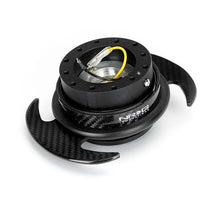 Cargar imagen en el visor de la galería, NRG Quick Release Kit Gen 3.0 - Black Body / Carbon Fiber Ring w/ Carbon Fiber Handles