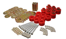 Cargar imagen en el visor de la galería, Energy Suspension Body Mount Set 1in Lift W/Hardware - Red