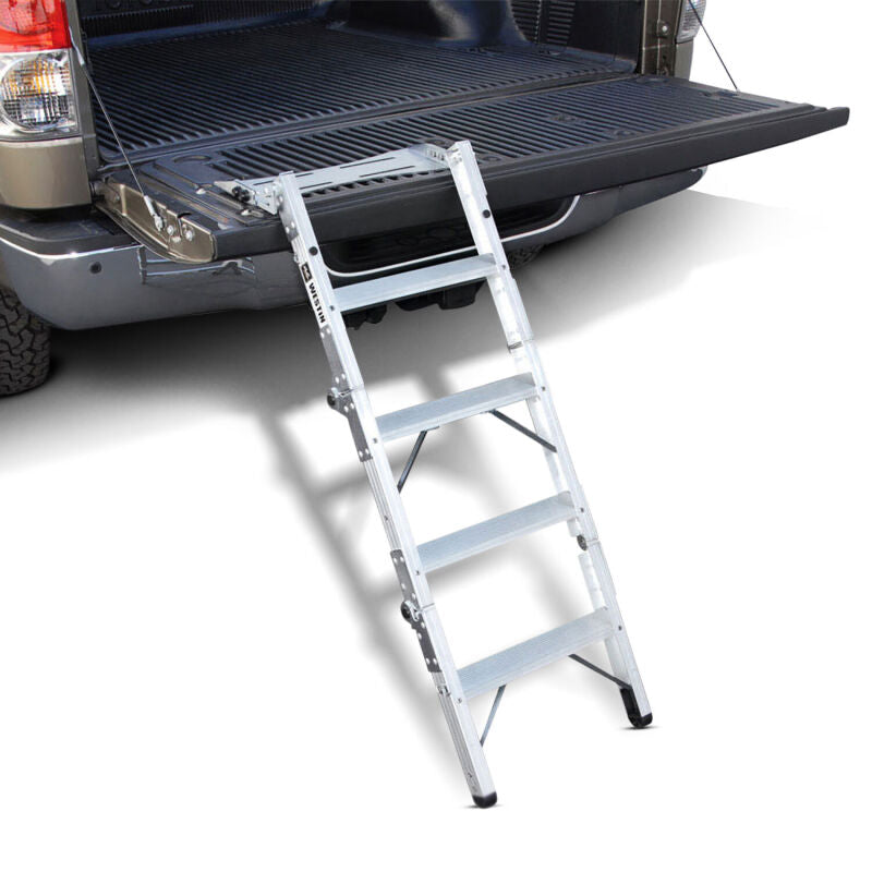 Westin Truck-Pal Tailgate Ladder - Aluminum