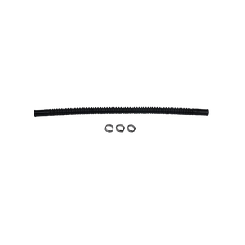 DeatschWerks Convoluted Tubing 300mm Length x 8mm ID Side 1 x 8mm ID Side 2 - Black