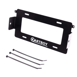 Kartboy Subaru License Plate Light Mount - Black