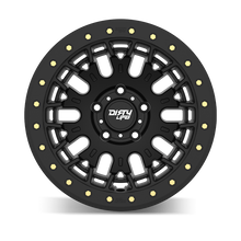 Load image into Gallery viewer, Dirty Life DT-3 17X9 6x139.7 -12 Offset - Satin Black w/ Simulated Beadlock