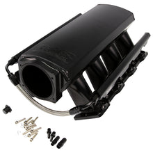 Cargar imagen en el visor de la galería, FAST Intake Manifold, Rhs Sheet Met Al, Ls Cathedral Port, Black W/ Fuel Rail Kit