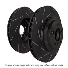 Cargar imagen en el visor de la galería, EBC 05 Chevrolet Silverado 1500 (2WD) Crew Cab HD Quadrasteer USR Slotted Rear Rotors