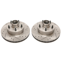 Cargar imagen en el visor de la galería, Power Stop 1990 Chevrolet Caprice Front Evolution Drilled &amp; Slotted Rotors - Pair