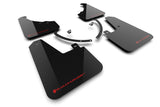 Rally Armor 24-26 Hyundai Santa Fe Black Mud Flap w/Red Logo