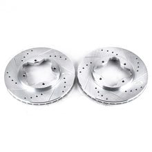 Cargar imagen en el visor de la galería, Power Stop 1997 Acura CL Front Evolution Drilled &amp; Slotted Rotors - Pair