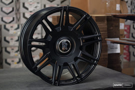 Vossen x Novitec SP2 22x10 / 5x120 / ET22 - Satin Black Wheel - (RR Phantom 1st Gen - Front)