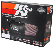 Cargar imagen en el visor de la galería, K&amp;N 08-17 Harley Davidson Touring Models Performance Air Intake System Silver