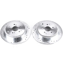 Cargar imagen en el visor de la galería, Power Stop 01-06 Acura MDX Rear Evolution Drilled &amp; Slotted Rotors - Pair