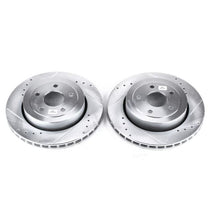 Cargar imagen en el visor de la galería, Power Stop 06-10 Jeep Grand Cherokee Rear Evolution Drilled &amp; Slotted Rotors - Pair