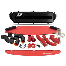 Cargar imagen en el visor de la galería, Mishimoto 2023+ Toyota GR Corolla Intercooler &amp; Pipe Kit - Black Cooler - Red Pipes