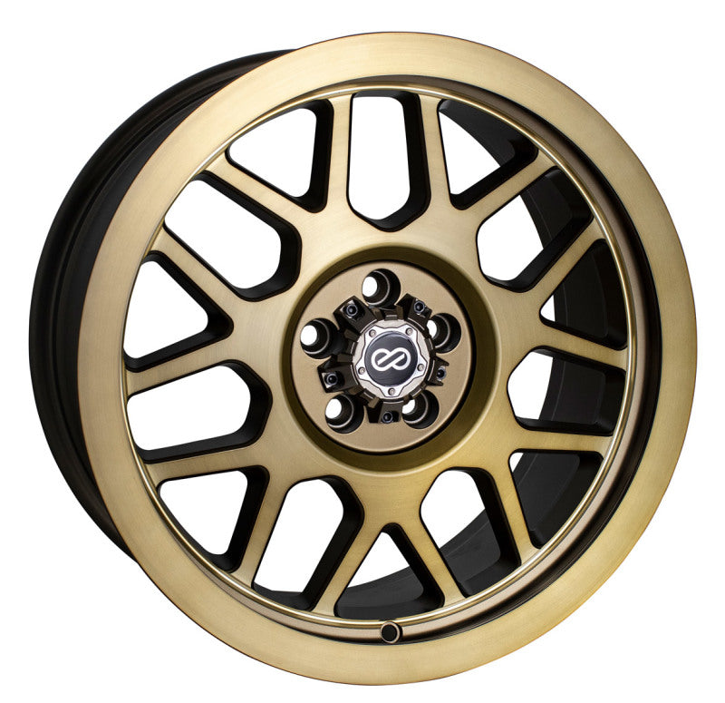 Enkei Matrix 17x8 6x139.7 30mm Offset 93.1mm Bore Brushed Gold Wheel