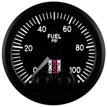 Load image into Gallery viewer, Autometer Stack Instruments Pro Control 52mm 0-100 PSI Fuel Pressure Gauge - Black (1/8in NPTF Male)