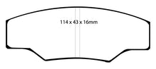 Cargar imagen en el visor de la galería, EBC Brakes Yellowstuff Performance Brake Pads
