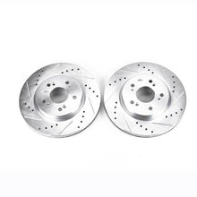 Cargar imagen en el visor de la galería, Power Stop 07-12 Acura RDX Front Evolution Drilled &amp; Slotted Rotors - Pair