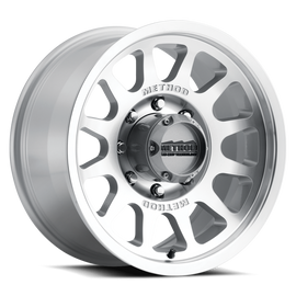 Method MR703 Bead Grip 20x9 12mm Offset 8x180 130.81mm CB - Machined Clear Coat