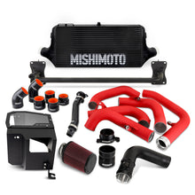 Cargar imagen en el visor de la galería, Mishimoto 2022+ WRX Intercooler Kit W/ Intake BK Core WRD Pipes