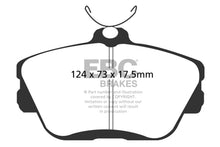 Cargar imagen en el visor de la galería, EBC 96-98 Ford Thunderbird 3.8 Sport Yellowstuff Front Brake Pads