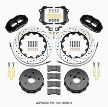 Cargar imagen en el visor de la galería, Wilwood Narrow Superlite 4R Rear Kit 14.00in Drilled 2007-up Jeep JK w/Lines