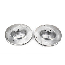Cargar imagen en el visor de la galería, Power Stop 07-09 Mercedes-Benz E350 Front Evolution Drilled &amp; Slotted Rotors - Pair