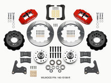 Cargar imagen en el visor de la galería, Wilwood Narrow Superlite 6R Front Hub Kit 12.88in Red 65-72 CDP C Body -Drum