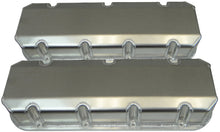 Cargar imagen en el visor de la galería, Moroso Chevrolet Big Block Valve Cover w/Billet Rail - No Logo - Exhaust &amp; Intake Pockets - Aluminum