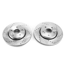 Cargar imagen en el visor de la galería, Power Stop 10-13 Suzuki Kizashi Front Evolution Drilled &amp; Slotted Rotors - Pair