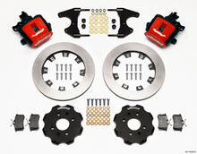 Cargar imagen en el visor de la galería, Wilwood Combination Parking Brake Rear Kit 12.19in Red Civic / Integra Drum 2.46 Hub Offset