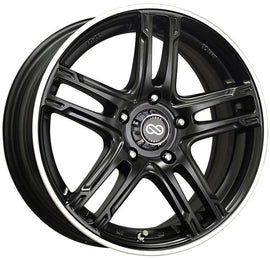 Enkei FD-05 18X7.5 5x112 53mm Offset 72.6mm Bore Black Machined Wheel (MOQ 40)
