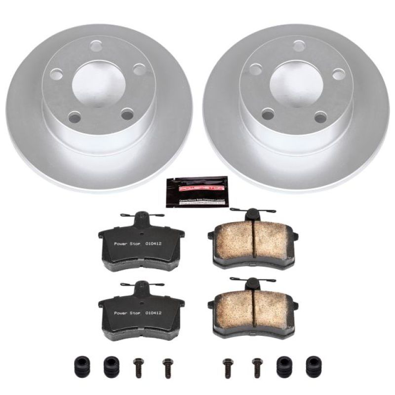 Power Stop 96-01 Audi A4 Quattro Rear Z23 Evolution Sport Coated Brake Kit