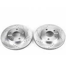 Cargar imagen en el visor de la galería, Power Stop 04-05 Chevrolet Classic Front Evolution Drilled &amp; Slotted Rotors - Pair