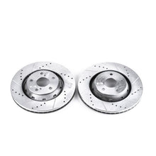 Cargar imagen en el visor de la galería, Power Stop 09-16 Toyota Venza Front Evolution Drilled &amp; Slotted Rotors - Pair