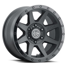 Cargar imagen en el visor de la galería, ICON Rebound 17x8.5 5x150 25mm Offset 5.75in BS 110.1mm Bore Double Black Wheel