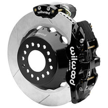 Cargar imagen en el visor de la galería, Wilwood AERO4 Big Brake Rear Electronic Parking Brake Kit - Black - Powder Coat Caliper - SLT Rotor