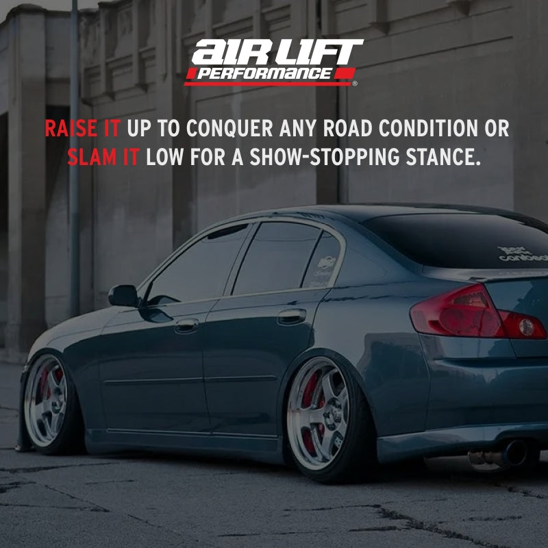 Air Lift Performance 03-06 Infiniti G35 Sedan / 03-08 Nissan 350Z Air Suspension Rear Kit