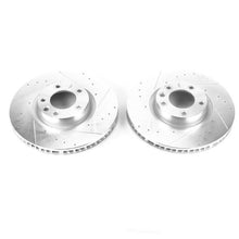 Cargar imagen en el visor de la galería, Power Stop 11-18 Porsche Cayenne Front Evolution Drilled &amp; Slotted Rotors - Pair