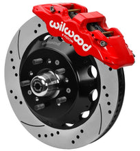 Cargar imagen en el visor de la galería, Wilwood 70-81 FBody/75-79 A&amp;XBody AERO6 Frt BBK 14in D/S Rtr Red Calipers Use w/ Pro Drop Spindle