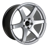 Enkei T6S 18x8.5 35mm Offset 5x120 Bolt Pattern 72.6 Bore Matte Silver Wheel