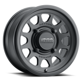 Method MR414 Bead Grip 15x7 / 4+3/13mm Offset / 4x156 / 132mm CB Matte Black Wheel