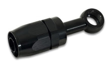 Cargar imagen en el visor de la galería, Vibrant -10AN Banjo Hose End Fitting for use with M12 or 7/16in Banjo Bolt - Aluminum Black