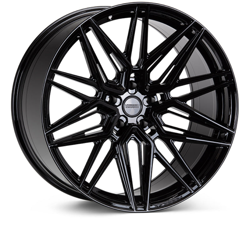 Vossen HF-7 22x10.5 / 5x127 / ET35 / Deep Face / 71.5 - Gloss Black Wheel