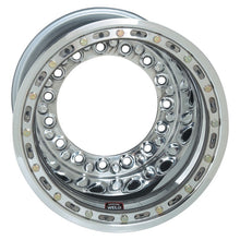 Cargar imagen en el visor de la galería, Weld Wide 5 XL Direct MT 15x10 / 5x10.25 BP / 4in. BS Polished Assembly - Mod Beadlock w/6-Dzus Cvr