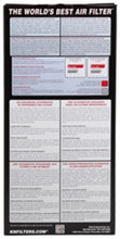 Cargar imagen en el visor de la galería, K&amp;N 15-19 Yamaha GPD 125 NMAX Replacement Drop In Air Filter