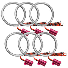 Cargar imagen en el visor de la galería, Oracle Ultima GTR LED Waterproof Tail Light Halo Kit - 6 Rings - Red