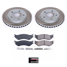 Cargar imagen en el visor de la galería, Power Stop 98-02 Lincoln Navigator Front Semi-Coated Rotor Kit