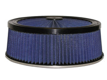 Cargar imagen en el visor de la galería, aFe MagnumFLOW Air Filters Round Racing P5R A/F TOP Racer 14D x 5H (Blk/Blue)