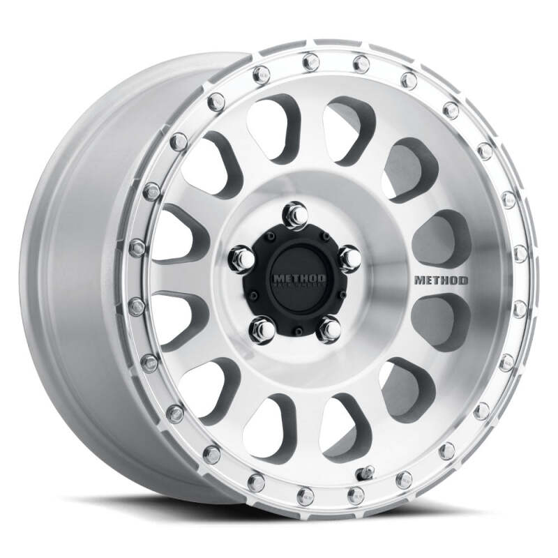 Method MR315 20x9 / 6x5.5 BP / 0mm Offset / 106.25mm CB Machined - Clear Coat Wheel