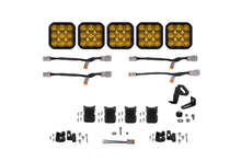 Cargar imagen en el visor de la galería, Diode Dynamics SS5 Pro Universal CrossLink 5-Pod Lightbar - Yellow Driving
